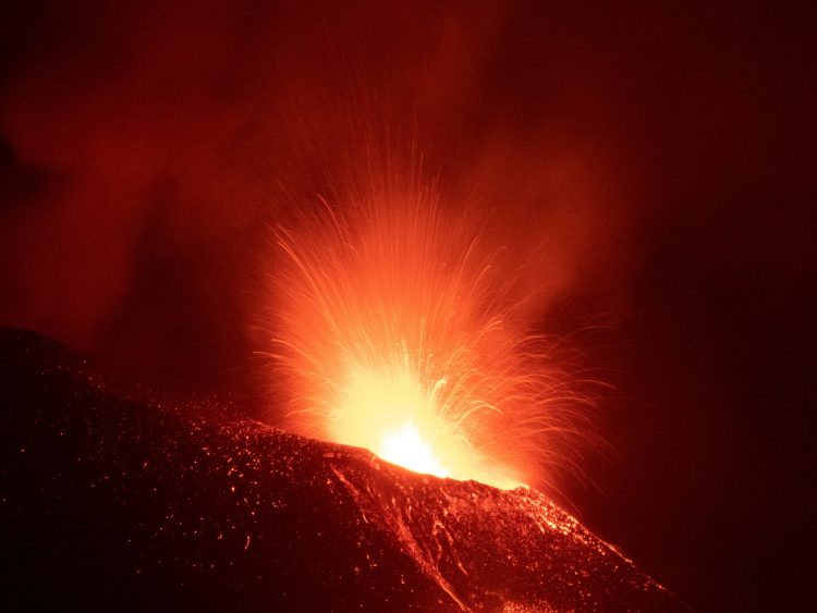 La Palma vulkan lava erupcija