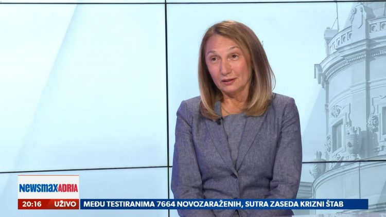 Snježana Milivojević, profesorka FPN, gost, emisija Pregled dana Newsmax Adria