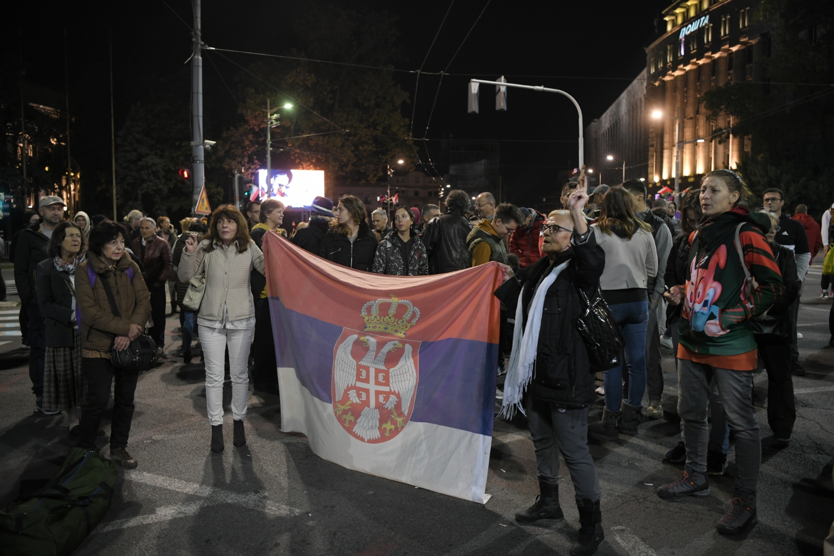 Protest, kovid propusnice, Skupština Srbije
