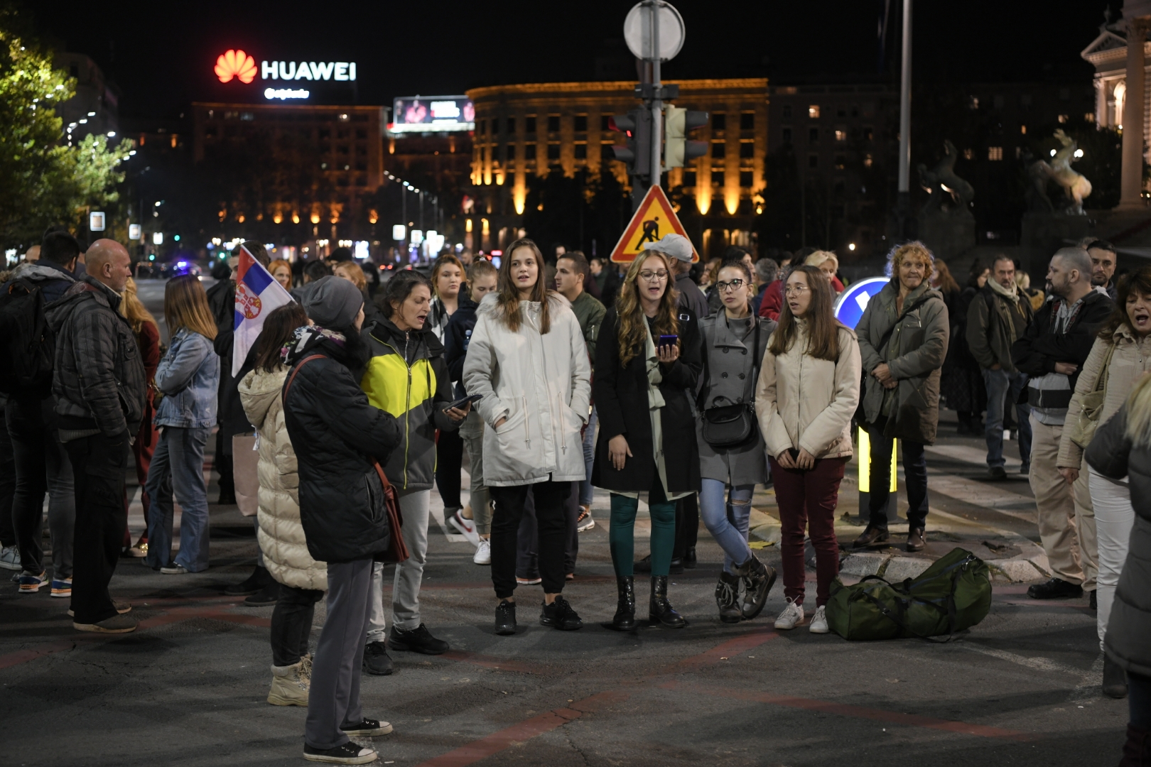 Protest, kovid propusnice, Skupština Srbije