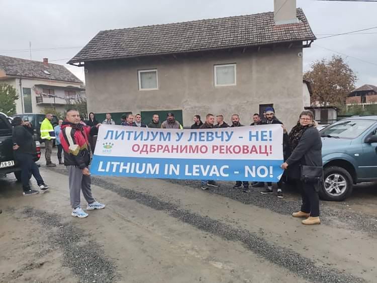 rekovac dragovo blokada protest litijum