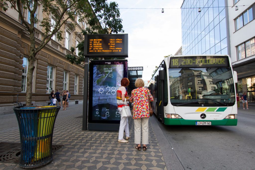 Slovenija, autobus, gradski prevoz