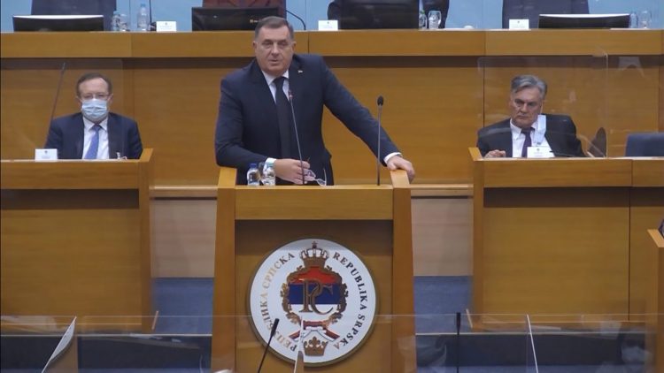 Milorad Dodik u Skupštini Republike Srpske