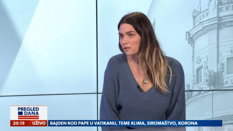 Mila Bajić, Share fondacija, gost, emisija Pregled dana Newsmax Adria