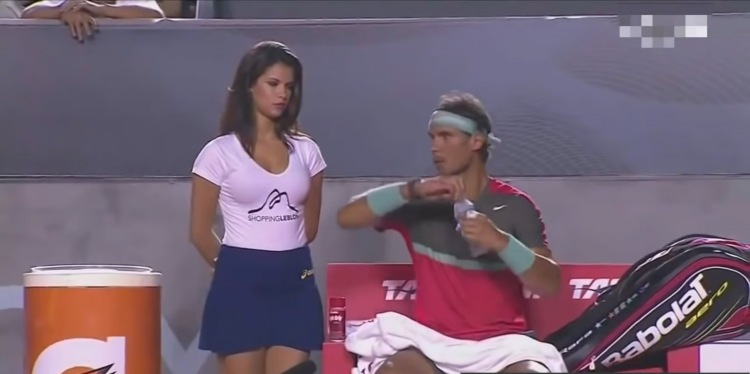 Rafael Nadal i manekenka