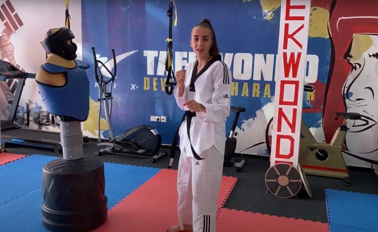 Nadina Mehmedović trenira tekvondo