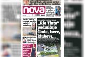 Nova, naslovna za četvrtak, 04. novembar, broj 109, dnevne novine Nova, dnevni list Nova Nova.rs