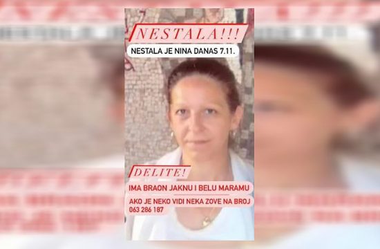 Nina Grujičić, nestala