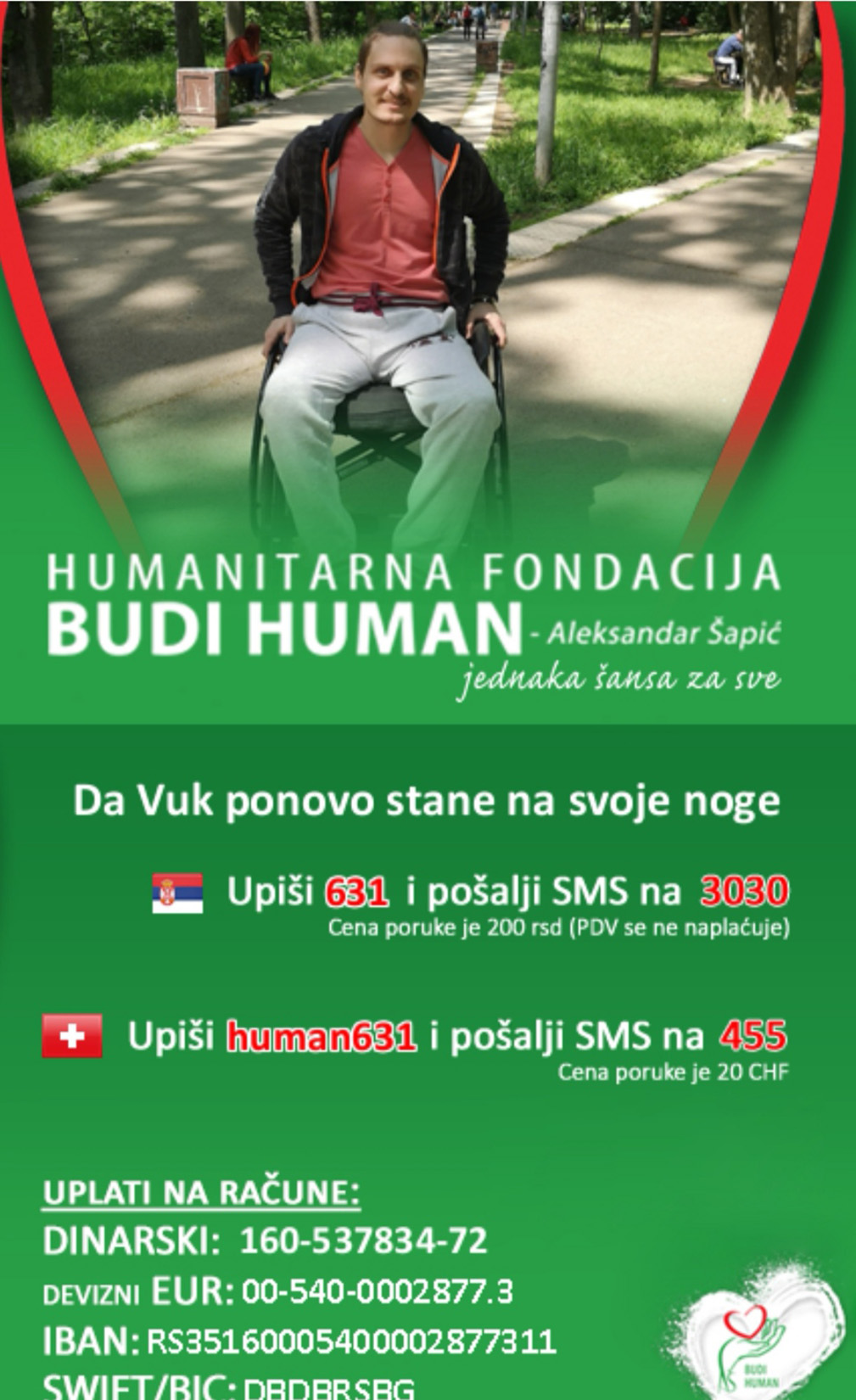 Vuk Huljić Foto: Humanitarna fondacija - Budi Human