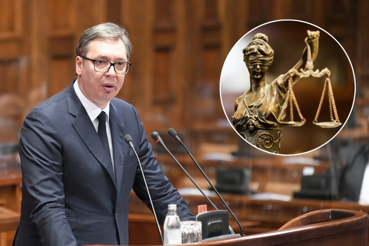 Aleksandar Vučić, Statua, pravda
