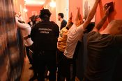 akcija policije Hotspot policija hapsenje pretresi centara za migrante