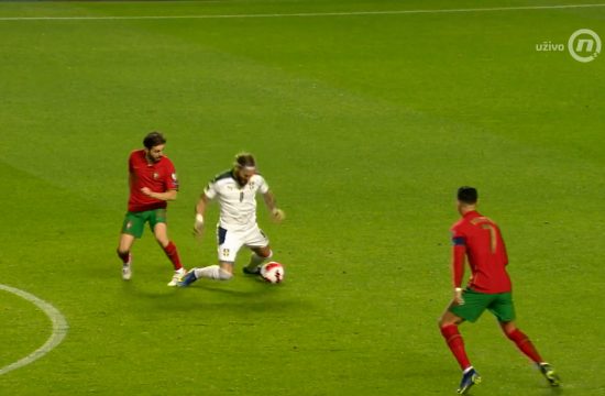 Portugal Srbija 1 0 Sanches