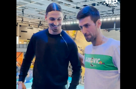 Zlatan Ibrahimović i Novak Đoković