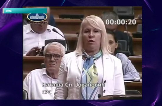 Nataša Jovanović, Nataša Jovanović: Još jedan radikal u SNS jatu, prilog, emisija Među nama, Medju nama Nova S