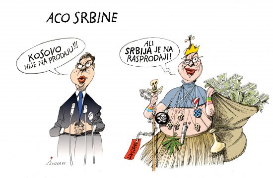 Aco Srbine Karikatura