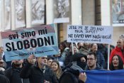 Zagreb Hrvatska protest