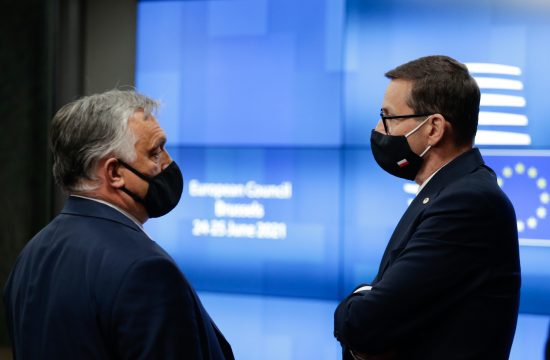 Viktor Orban i Mateus Moravjecki