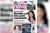 Nova, naslovna za sredu, 24. novembar, broj 126, dnevne novine Nova, dnevni list Nova Nova.rs