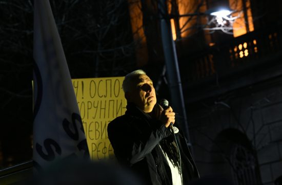 Plato ispred Predsedništva, protest protiv Zakona o referendumu i narodnoj inicijativi, Zakona o eksproprijaciji, protiv Rio Tinta i uništavanja Makiša