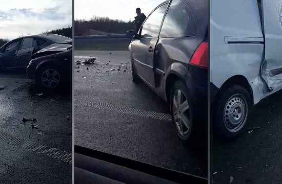 Lančani sudar na autoputu Miloš Veliki