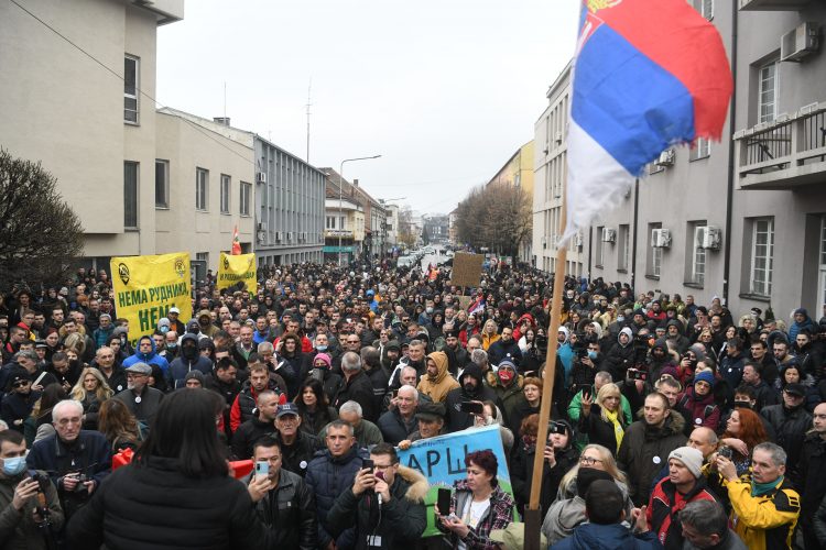 Loznica Protest, rudnik, ekološki protest, protest protiv Rio Tinta i iskopavanja, nema rudnika