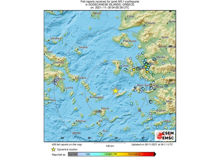 Grcka zemljotres