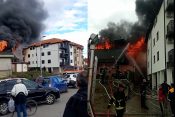 Požar u kineskoj robnoj u Obrenovcu