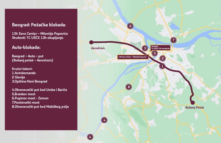 Mapa blokade, Beograd, mapa, blokada Grafika