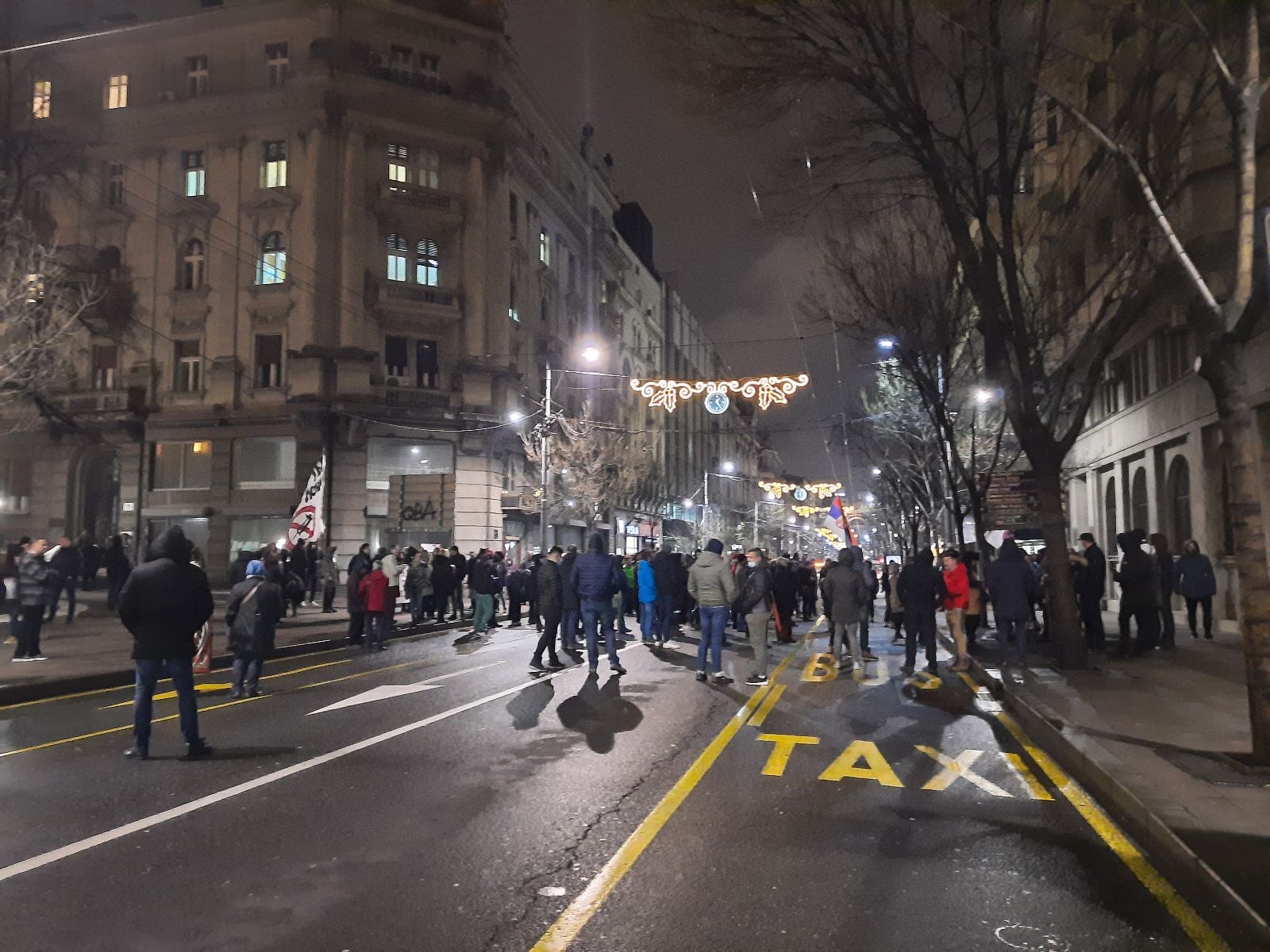 Protest ispred Predsednistva Srbije