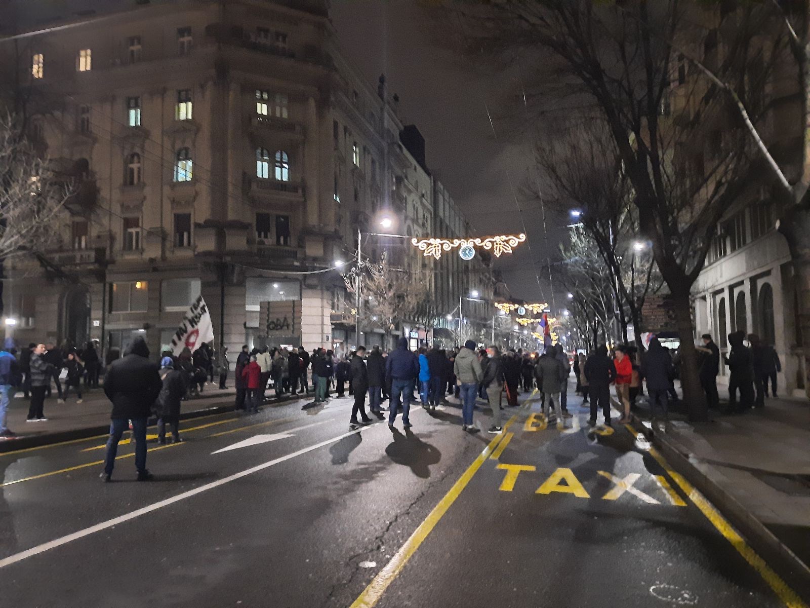 Protest ispred Predsednistva Srbije