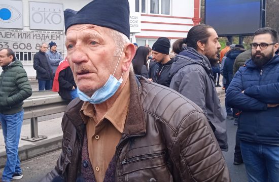 Užice, blokada, protest