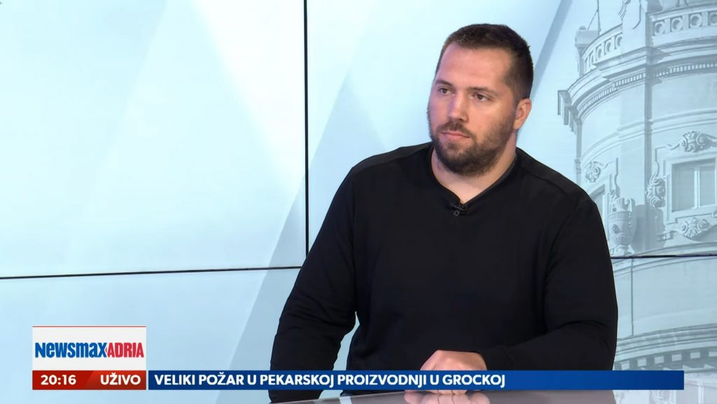 Miran Pogačar, gost, emisija Pregled dana Newsmax Adria