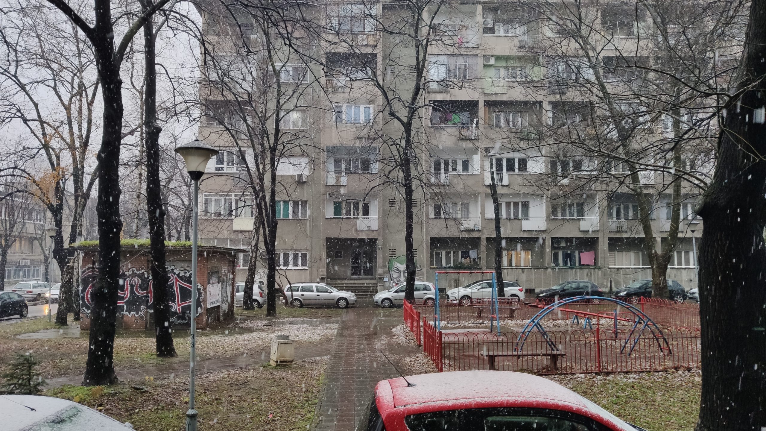 Sneg, prvi sneg u Beogradu, pada sneg, zima, vreme, vremenska prognoza, hladno vreme