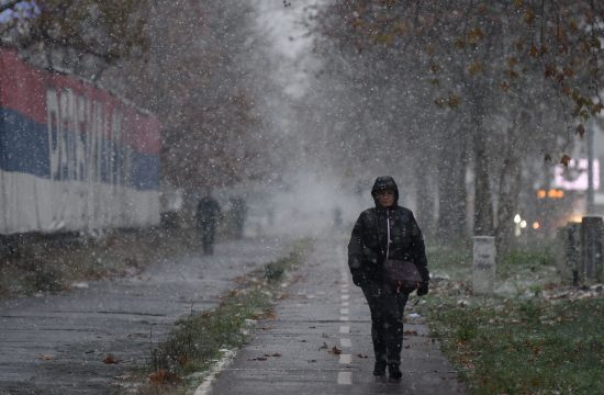 Sneg, prvi sneg u Beogradu, pada sneg, zima, vreme, vremenska prognoza, hladno vreme