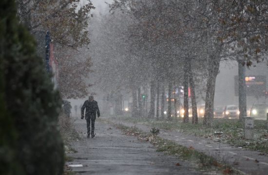 Sneg, prvi sneg u Beogradu, pada sneg, zima, vreme, vremenska prognoza, hladno vreme