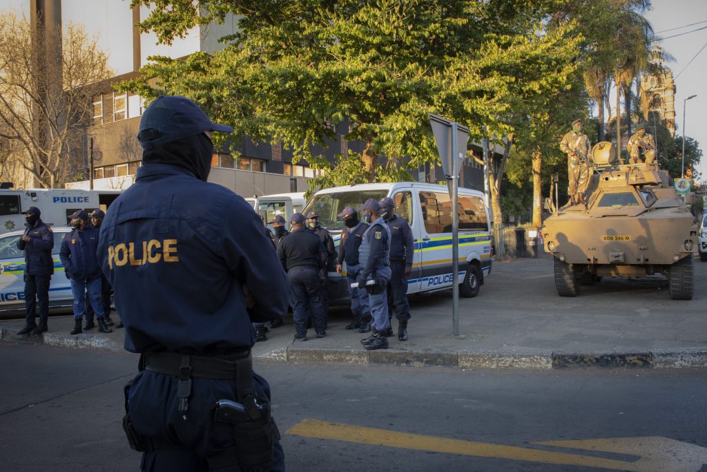 Južna Afrika policija