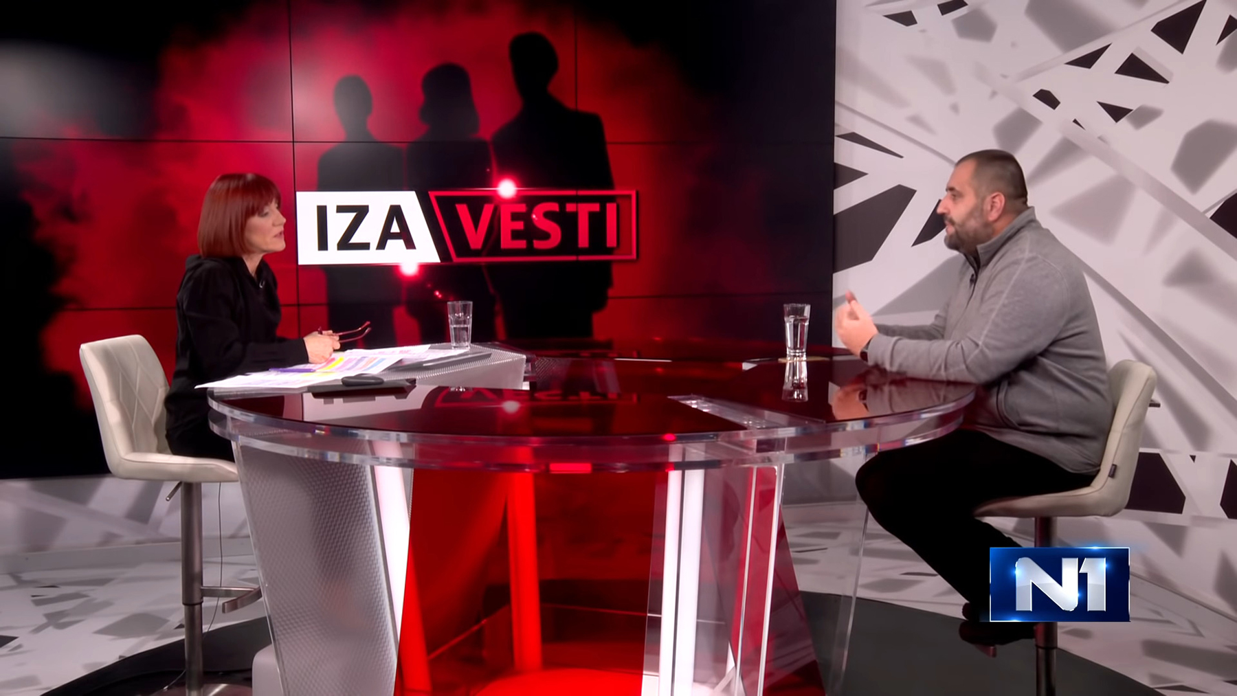 Predrag Vostinic iz Lokalnog fronta gost emisije Iza vesti na televiziji N1
