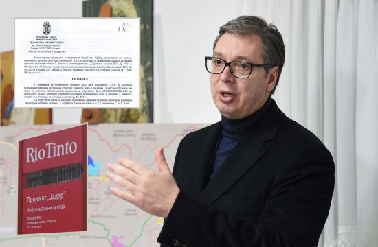 Aleksandar Vučić, Rio Tinto, dokument, rešenje, kombo