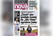 Naslovna strana dnevnih novina Nova za cetvrtak 09. decembar 2021. godine