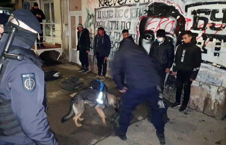 Beograd, Izmeštanje iregularnih migranata, migranti, policija