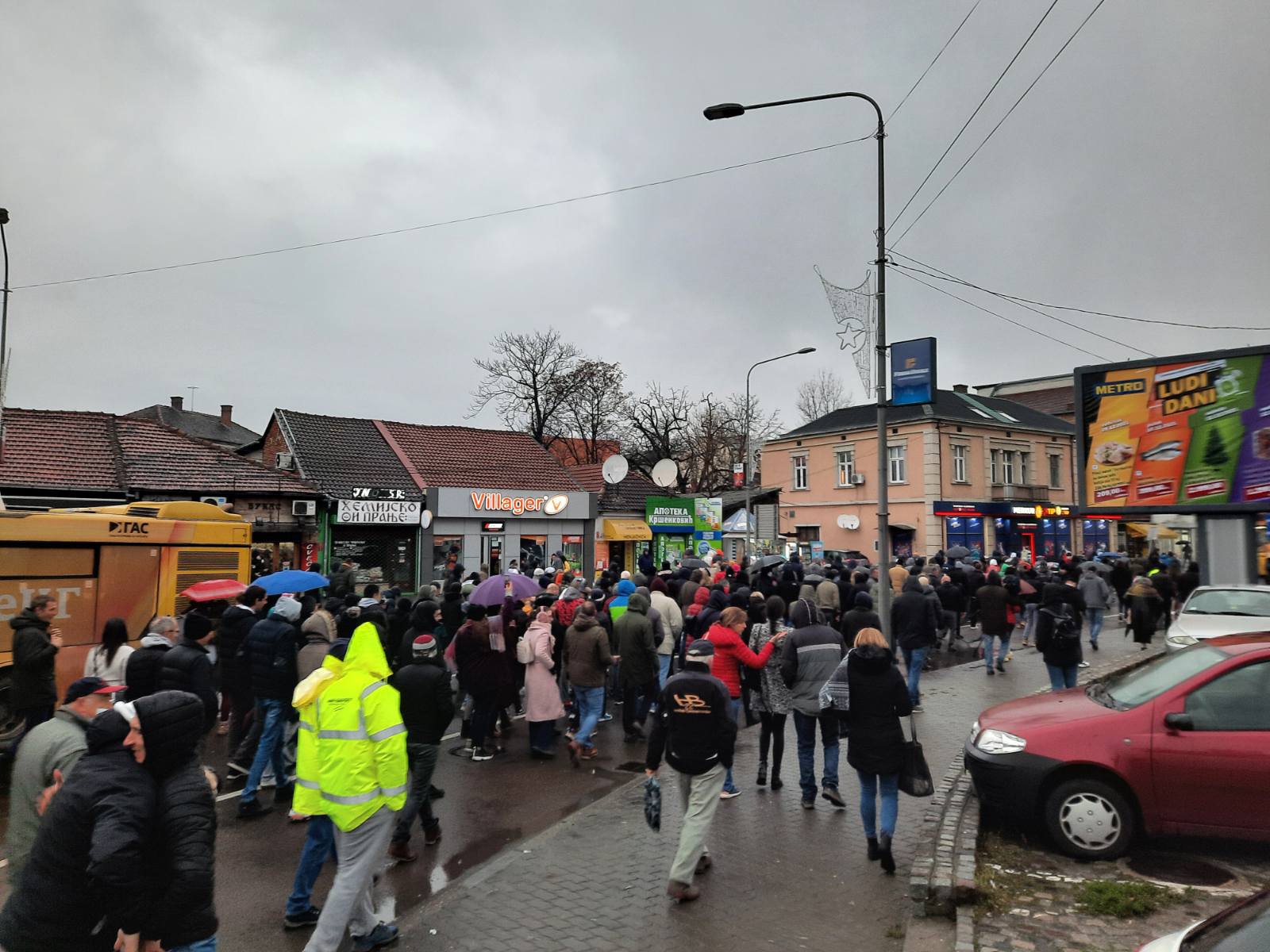 Kragujevac Ekoloski protest blokada