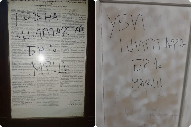 Pretnje muskarcu iz Bora, Bor, uvrede, poruke ispisane po zgradi