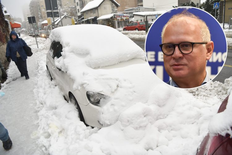 Goran Vesić, sneg