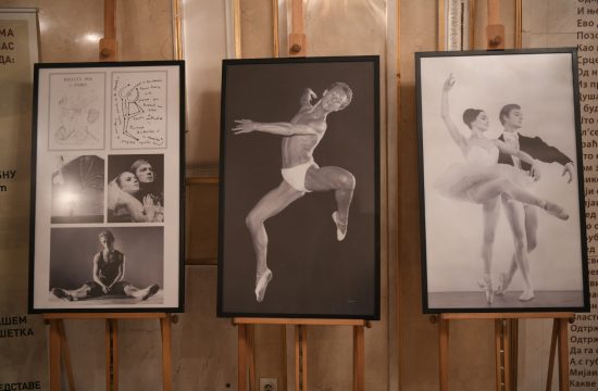 Izložba Umetnost igrača Milorad Mišković, baletski igrač, baletan, izložba, Narodno pozorište