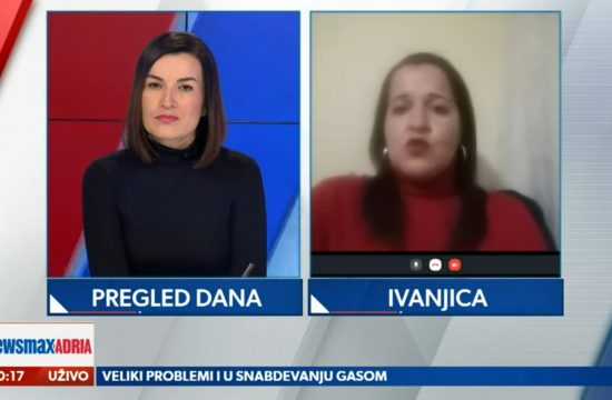 Mirjana Bratuljević, gost, emisija Pregled dana Newsmax Adria