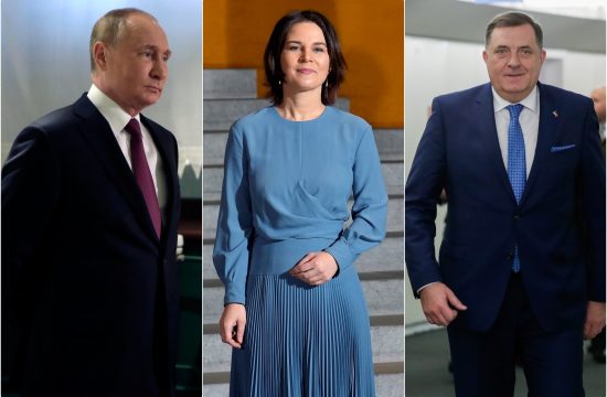 Vladimir Putin, Annalena Baerbock i Milorad Dodik