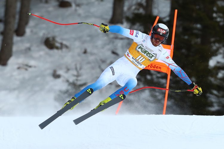 Brajs Benet pobednik spusta u Val Gardeni