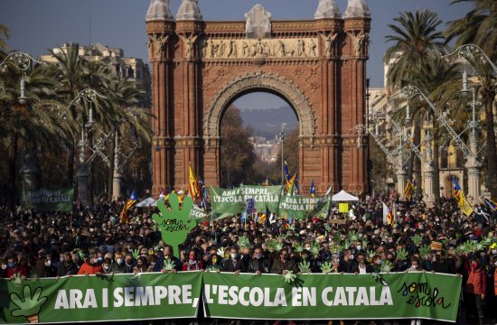 Barselona protest