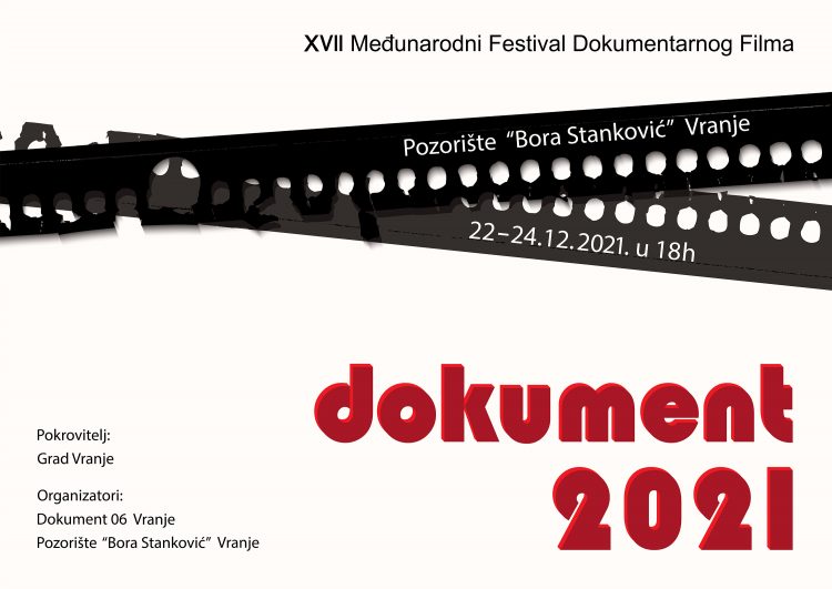 17. međunarodni festival dokumentarnog filma "Dokument 2021" Vranje