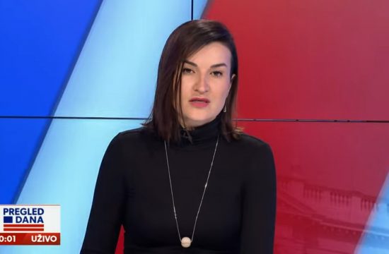 Jelena Obućina, emisija Pregled dana Newsmax Adria